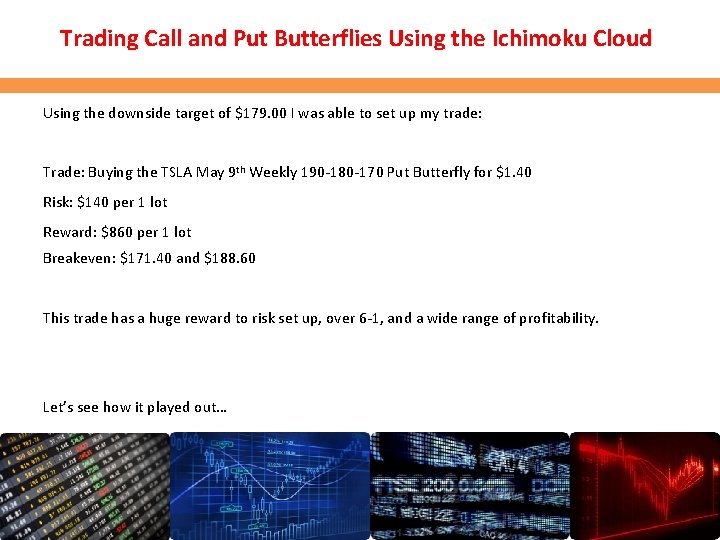 Trading Call and Put Butterflies Using the Ichimoku Cloud Using the downside target of Trading Call and Put Butterflies Using the Ichimoku Cloud Using the downside target of