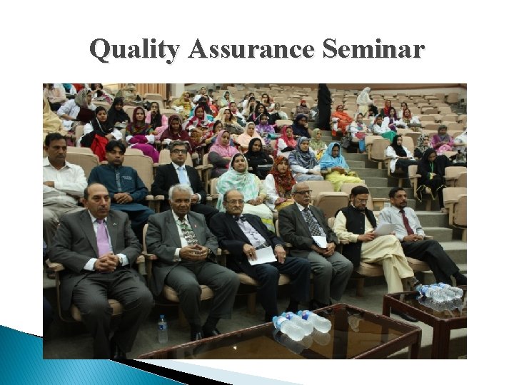 Quality Assurance Seminar 