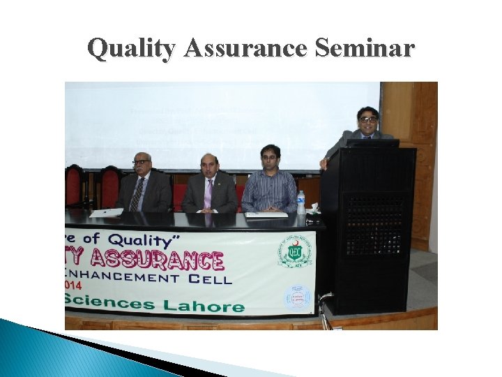 Quality Assurance Seminar 