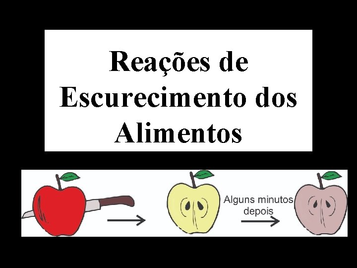 Reações de Escurecimento dos Alimentos 