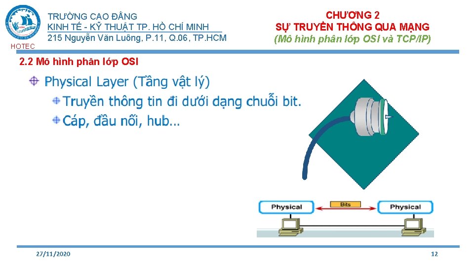 HOTEC TRƯỜNG CAO ĐẲNG KINH TẾ - KỸ THUẬT TP. HỒ CHÍ MINH 215