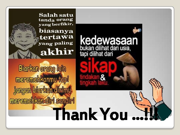 Thank You. . . !!! Thank You. . . !!!