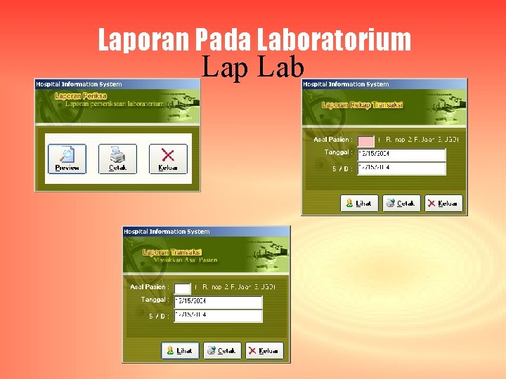 Laporan Pada Laboratorium Lap Lab 