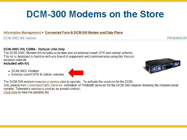 DCM-300 Modems on the Store 