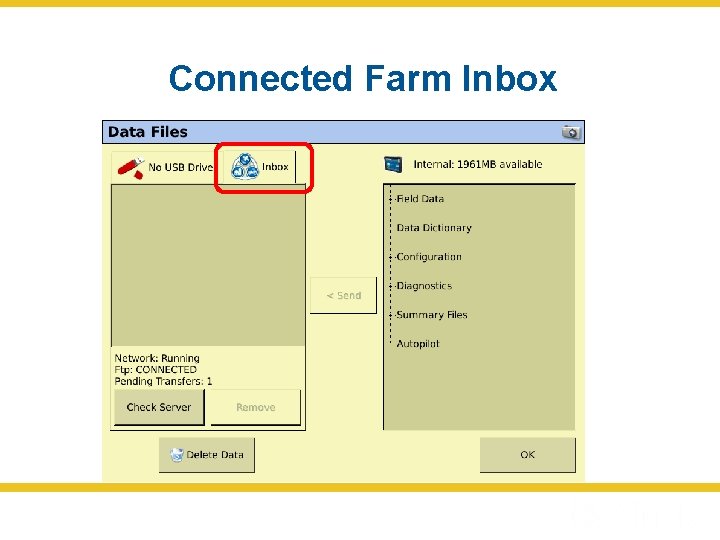 Connected Farm Inbox 