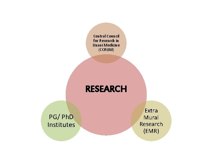 Central Council for Research in Unani Medicine (CCRUM) RESEARCH PG/ Ph. D Institutes Extra
