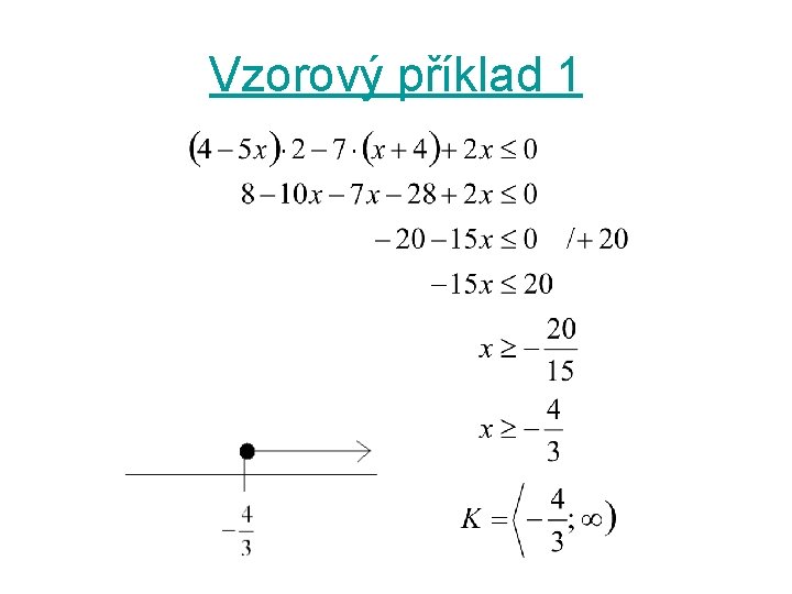 Vzorový příklad 1 