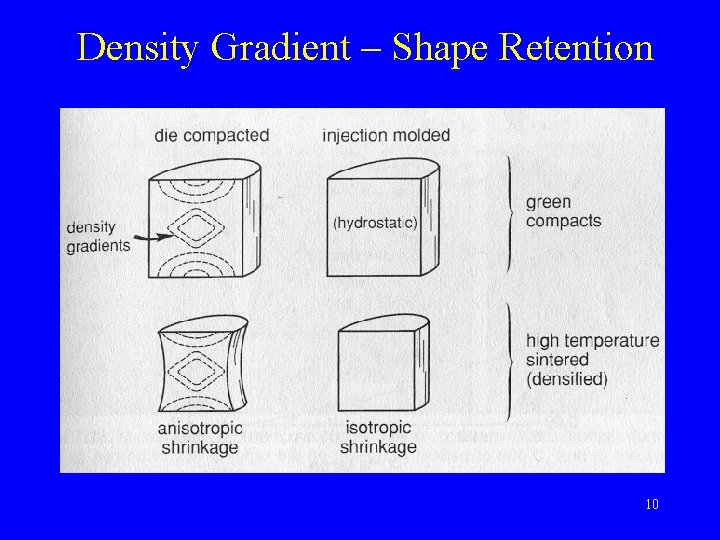 Density Gradient – Shape Retention 10 