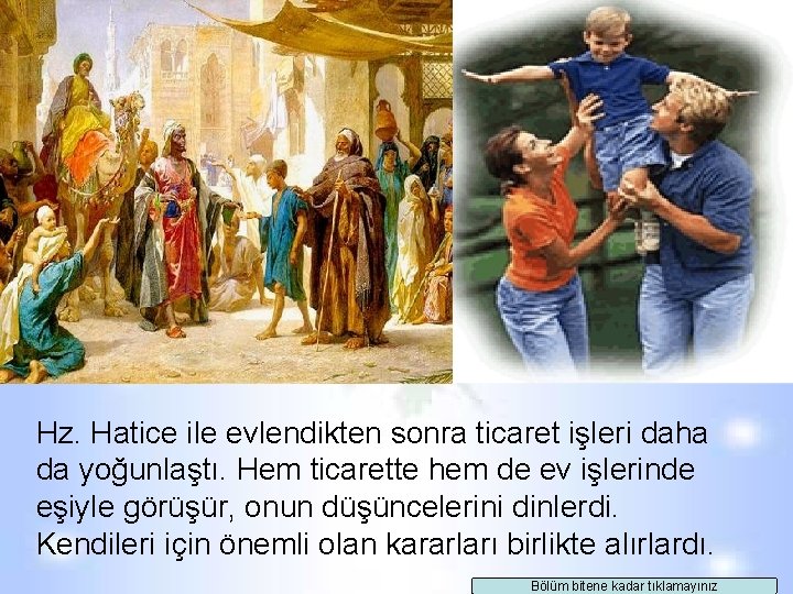 Hz. Hatice ile evlendikten sonra ticaret işleri daha da yoğunlaştı. Hem ticarette hem de Hz. Hatice ile evlendikten sonra ticaret işleri daha da yoğunlaştı. Hem ticarette hem de