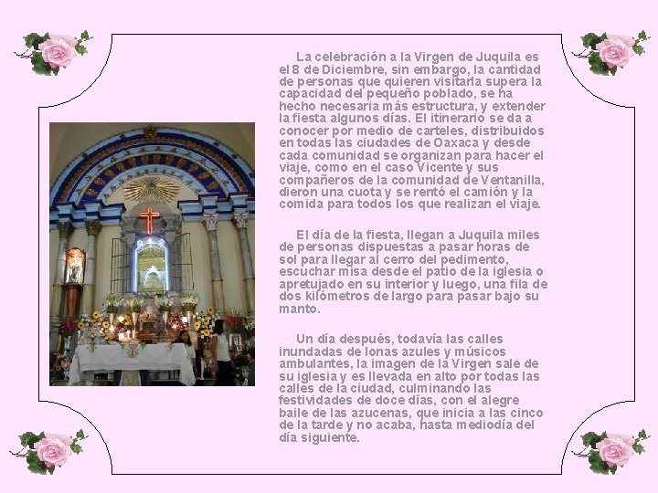La fiesta de la Virgen de Juquila es