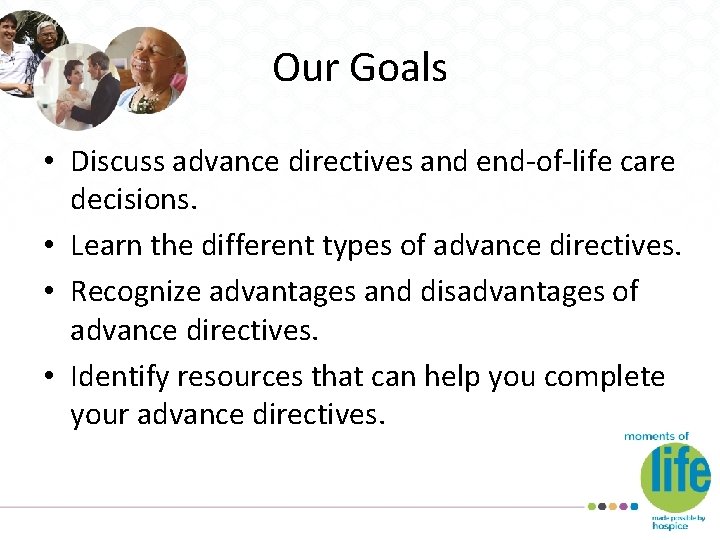 Planning Ahead Advance Directives And Endoflife Decisions This