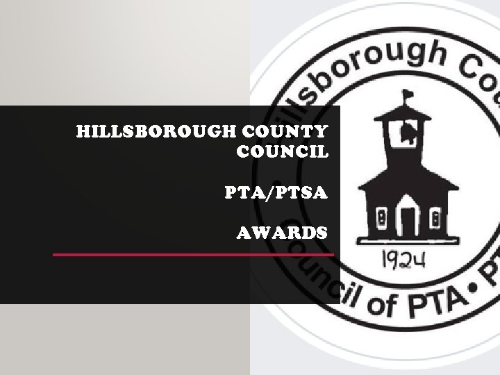 HILLSBOROUGH COUNTY COUNCIL PTA/PTSA AWARDS 