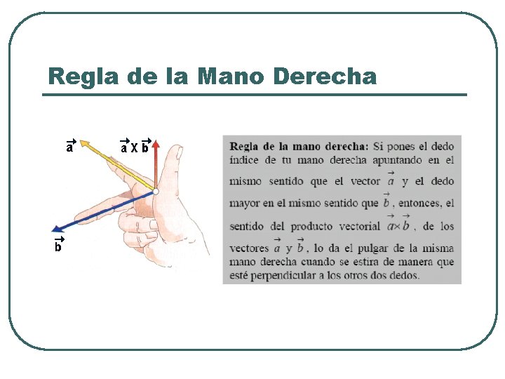 Regla de la Mano Derecha 