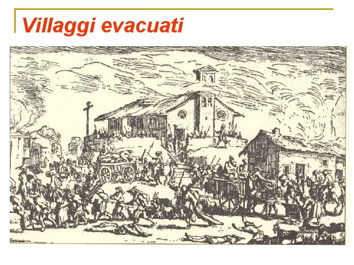 Villaggi evacuati 