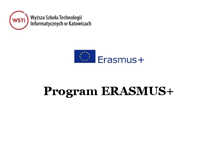 Program ERASMUS+ 