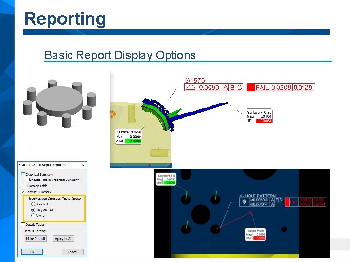 Reporting Basic Report Display Options 