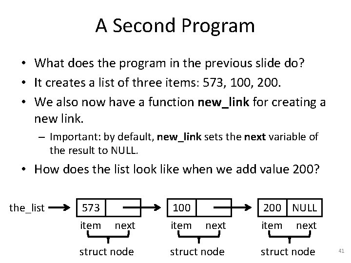 A Second Program • What does the program in the previous slide do? •