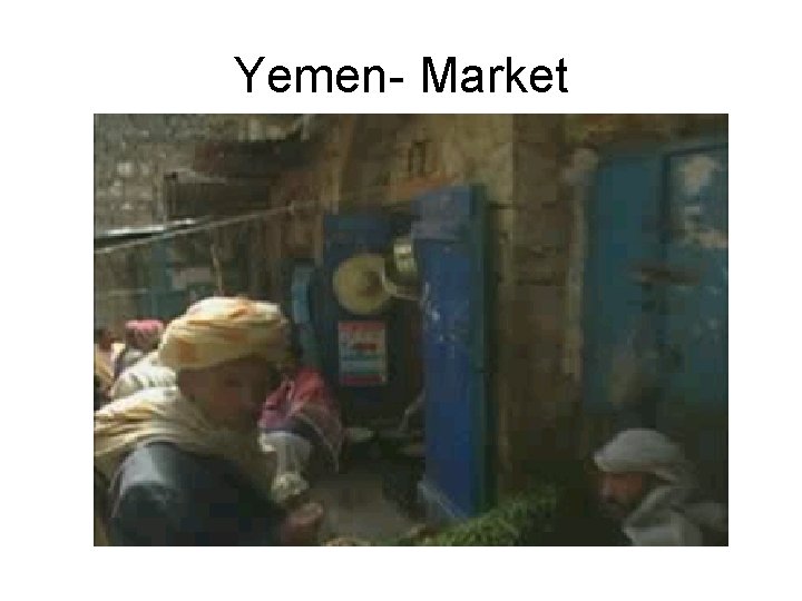 Yemen- Market 
