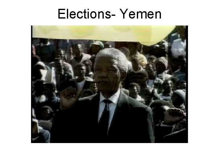 Elections- Yemen 