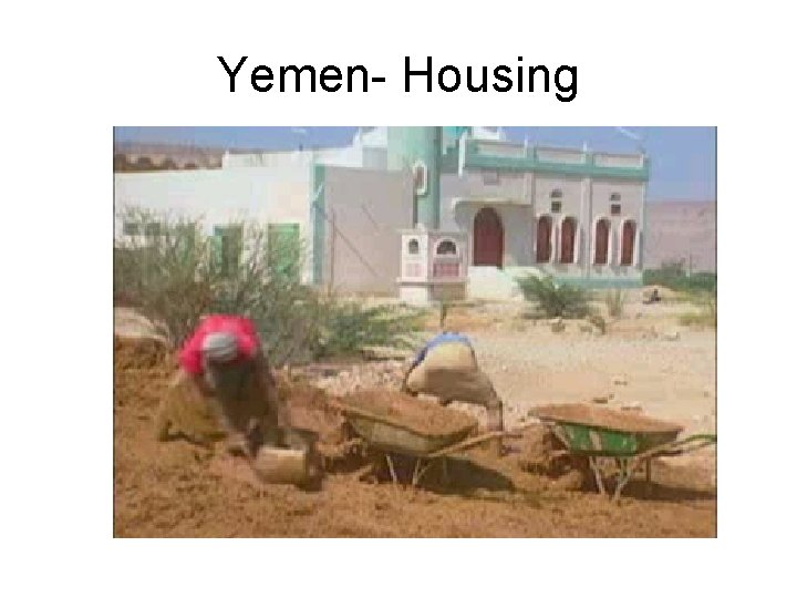Yemen- Housing 