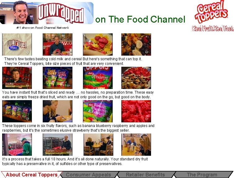 3/20/07 on The Food Channel # 1 show on Food Channel Network There’s few 3/20/07 on The Food Channel # 1 show on Food Channel Network There’s few