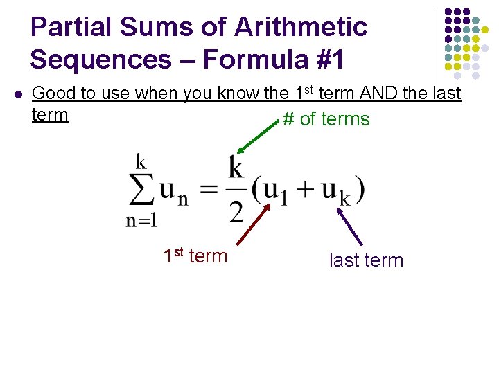 Introduction To Arithmetic Sequences 18 May 2011 Arithmetic