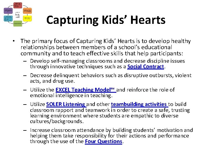 Capturing Kids’ Hearts • The primary focus of Capturing Kids’ Hearts is to develop Capturing Kids’ Hearts • The primary focus of Capturing Kids’ Hearts is to develop