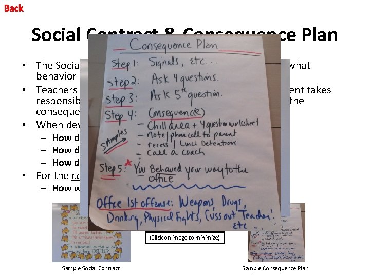 Back Social Contract & Consequence Plan • The Social Contract lets everyone in a Back Social Contract & Consequence Plan • The Social Contract lets everyone in a
