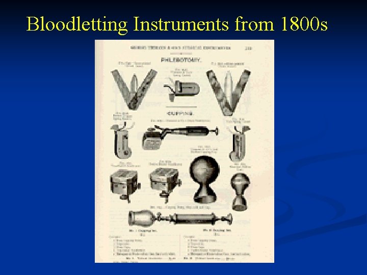 Bloodletting Instruments from 1800 s 1693). George Tiemann & Co. American armamentarium 