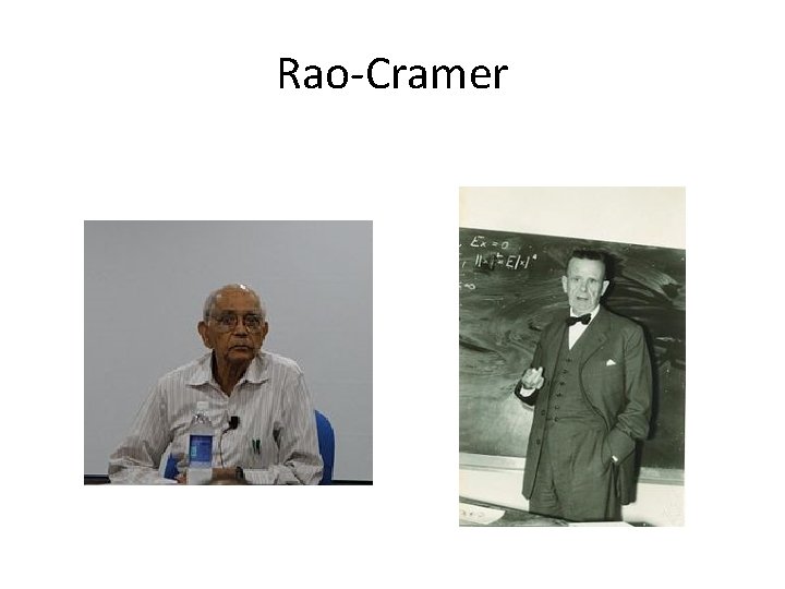 Rao-Cramer 