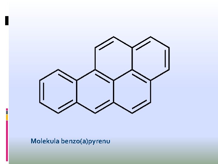 Molekula benzo(a)pyrenu 