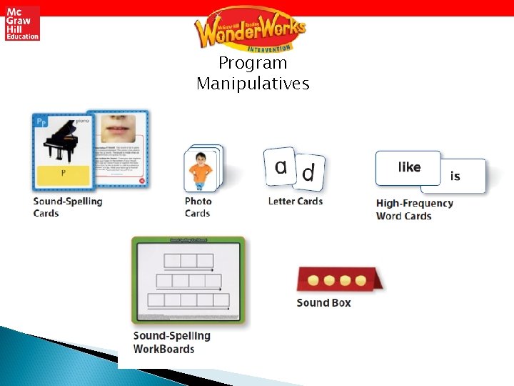 Program Manipulatives Program Manipulatives