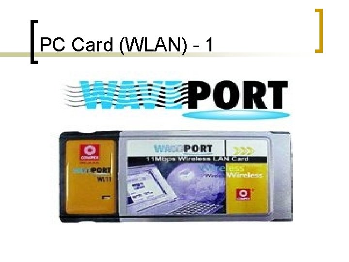 PC Card (WLAN) - 1 