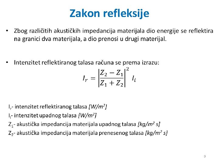 Zakon refleksije • 9 