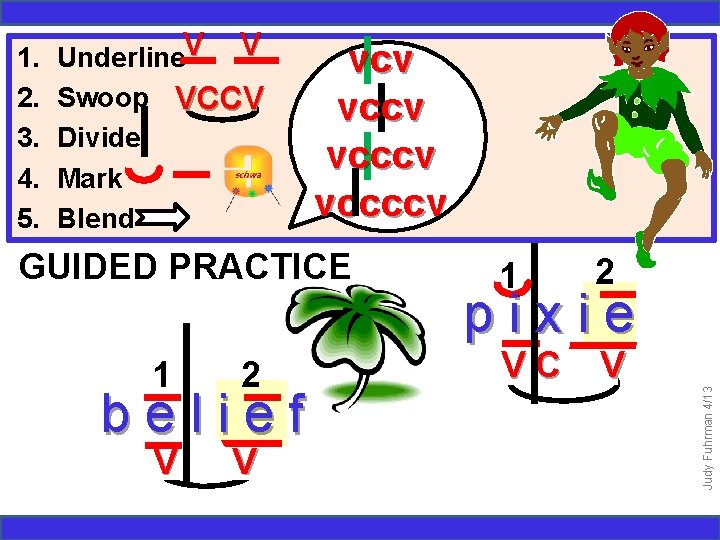 Underline. V V Swoop VCCV Divide Mark Blend vcv vcccv vccccv GUIDED PRACTICE 1