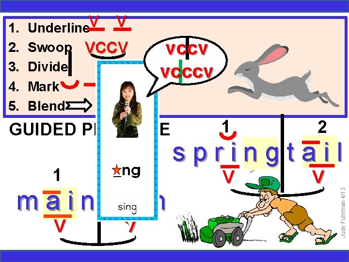 Underline. V V Swoop VCCV Divide Mark Blend vccv vcccv GUIDED PRACTICE 1 2