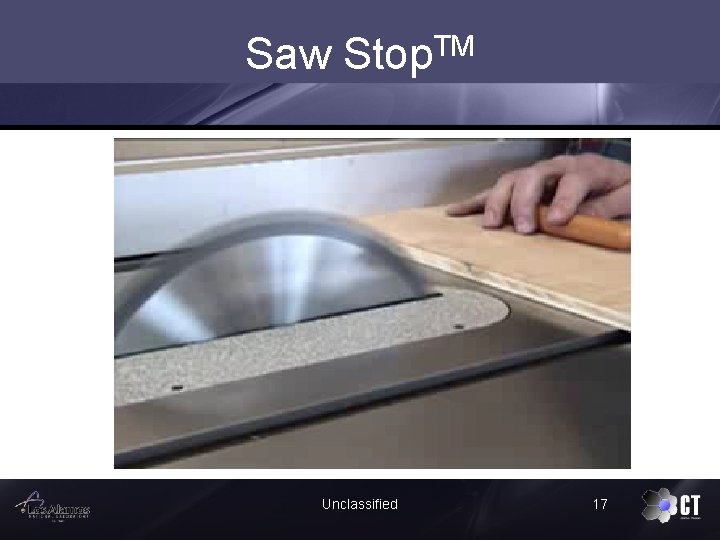 Saw TM Stop Unclassified 17 