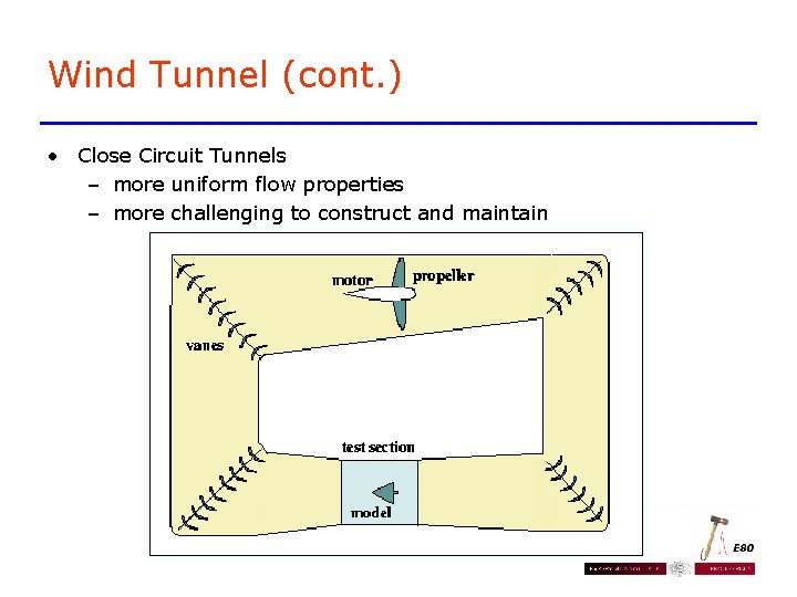 Wind Tunnel (cont. ) • Close Circuit Tunnels – more uniform flow properties – Wind Tunnel (cont. ) • Close Circuit Tunnels – more uniform flow properties –