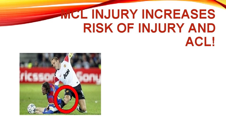 MCL INJURY INCREASES RISK OF INJURY AND ACL! 