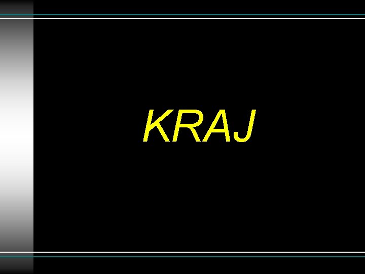 KRAJ 