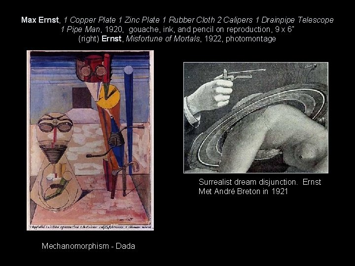 Max Ernst, 1 Copper Plate 1 Zinc Plate 1 Rubber Cloth 2 Calipers 1