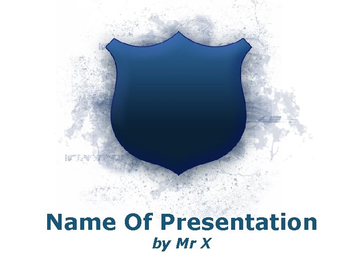 Click here to download this powerpoint template : Blue Shiny Shield Powerpoint Template For