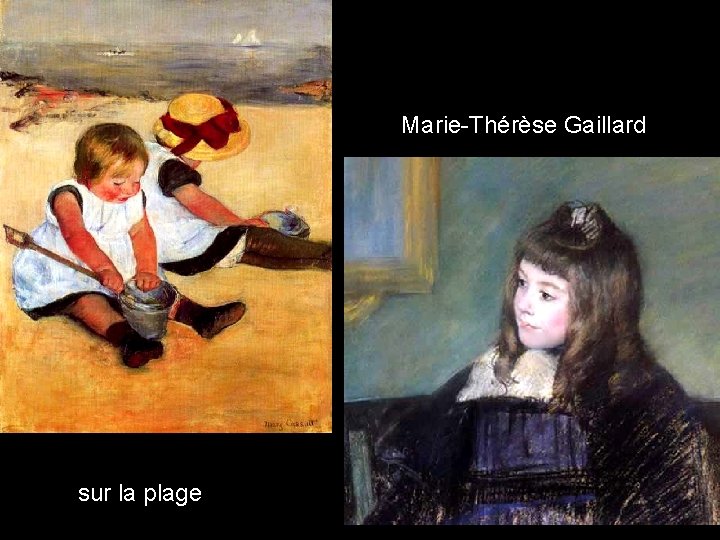 Marie-Thérèse Gaillard sur la plage Marie-Thérèse Gaillard sur la plage