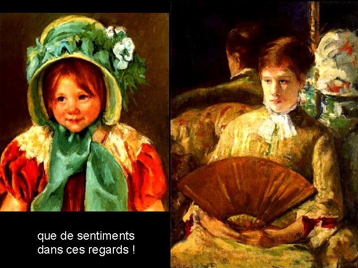 que de sentiments dans ces regards ! que de sentiments dans ces regards !