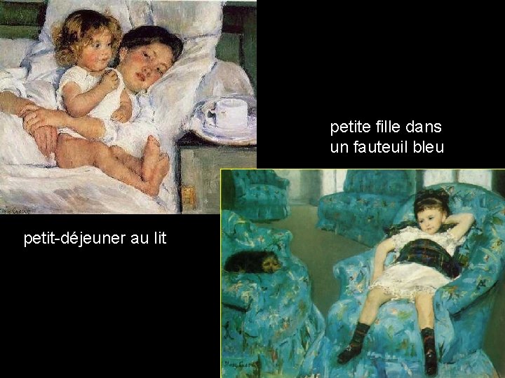petite fille dans un fauteuil bleu petit-déjeuner au lit petite fille dans un fauteuil bleu petit-déjeuner au lit