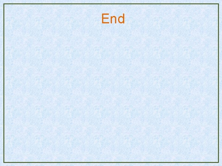 End End