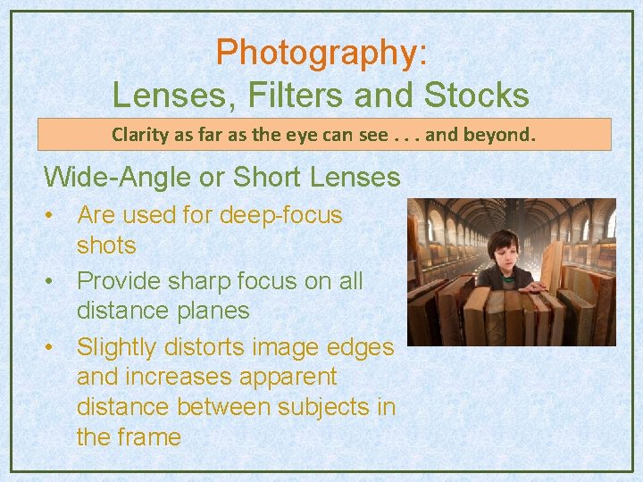 Photography: Lenses, Filters and Stocks Clarity as far as the eye can see. . Photography: Lenses, Filters and Stocks Clarity as far as the eye can see. .