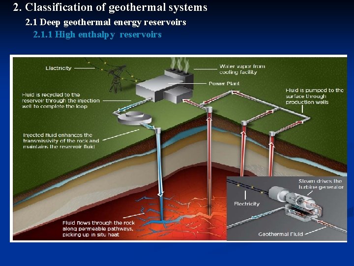 2. Classification of geothermal systems 2. 1 Deep geothermal energy reservoirs 2. 1. 1