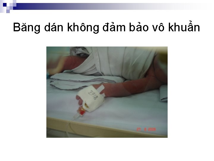 Băng dán không đảm bảo vô khuẩn 