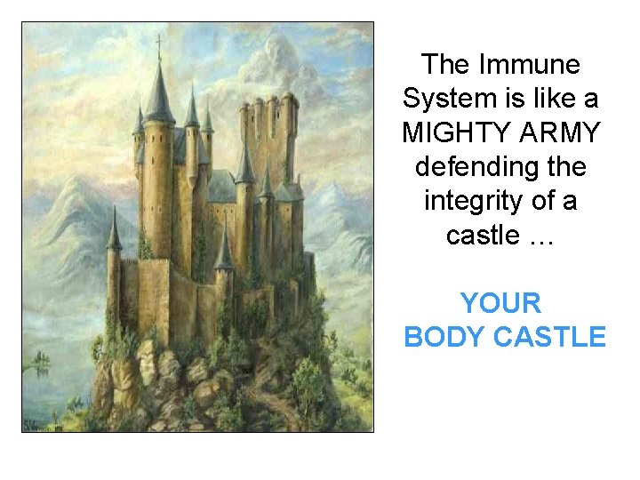 The Immune System is like a MIGHTY ARMY defending the integrity of a castle